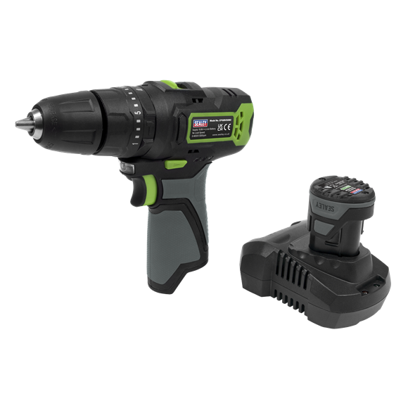 Sealey SV10.8 Series 10mm Cordless Combi Drill Kit 10.8V 2Ah CP108VDD