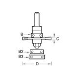 Trend 1/4" Biscuit Jointer Set 342X1/4TC
