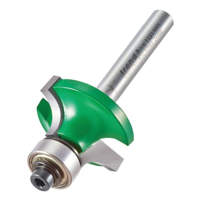 Trend 1/4&quot; Rounding Over 7.9mm x 12.7mm Cut C077X1/4TC