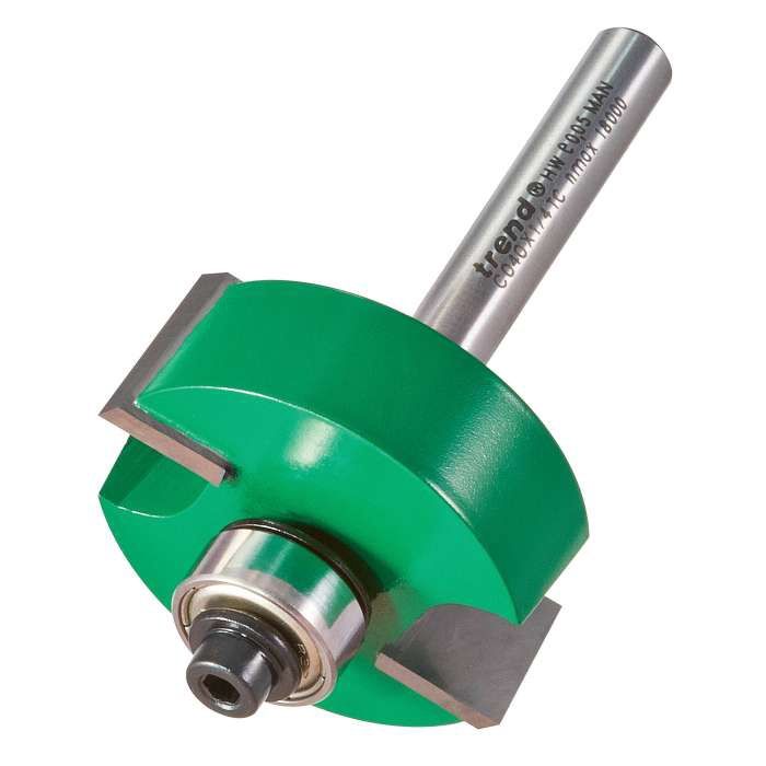 Trend 1/4&quot; Self-Guided Rebater 35mm x 12.7mm cut C040X1/4TC