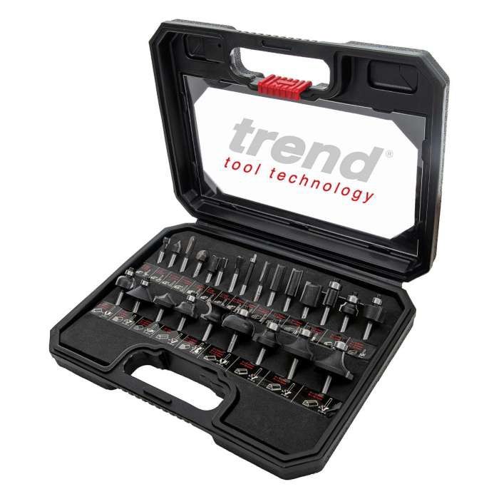 Trend 1/4&quot; Starter Cutter Set 24 Piece SET/SS24X1/4TC