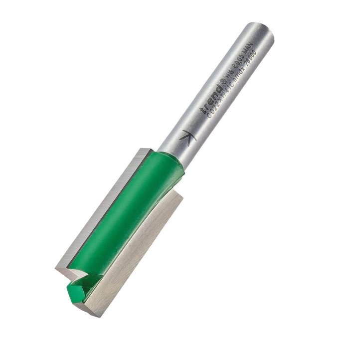 Trend 1/4&quot; Two Flute Cutter 12.7mm C022X1/4TC