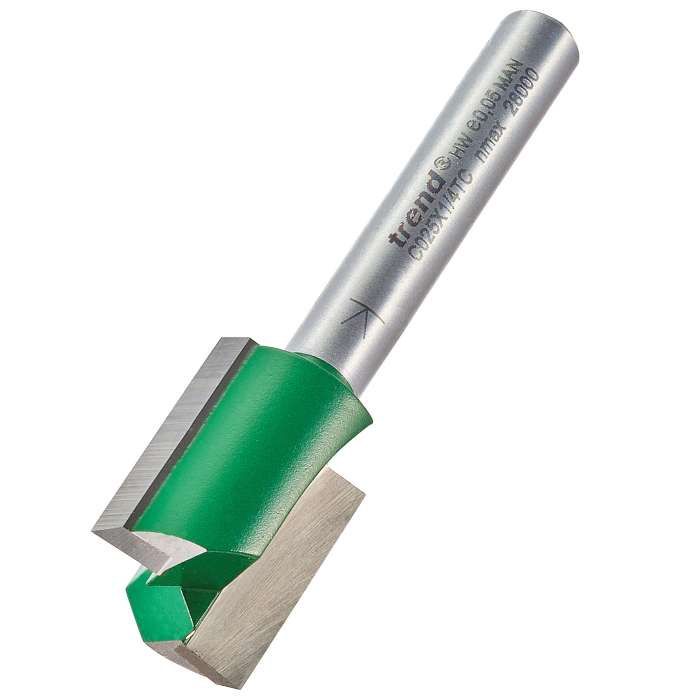 Trend 1/4&quot; Two Flute Cutter 15.9mm C025X1/4TC