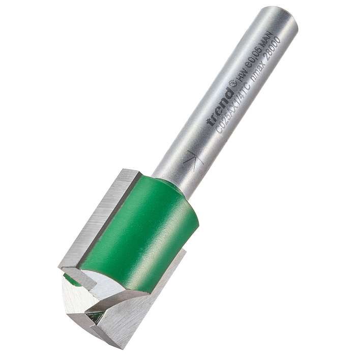 Trend 1/4&quot; Two Flute Cutter 16mm C025AX1/4TC