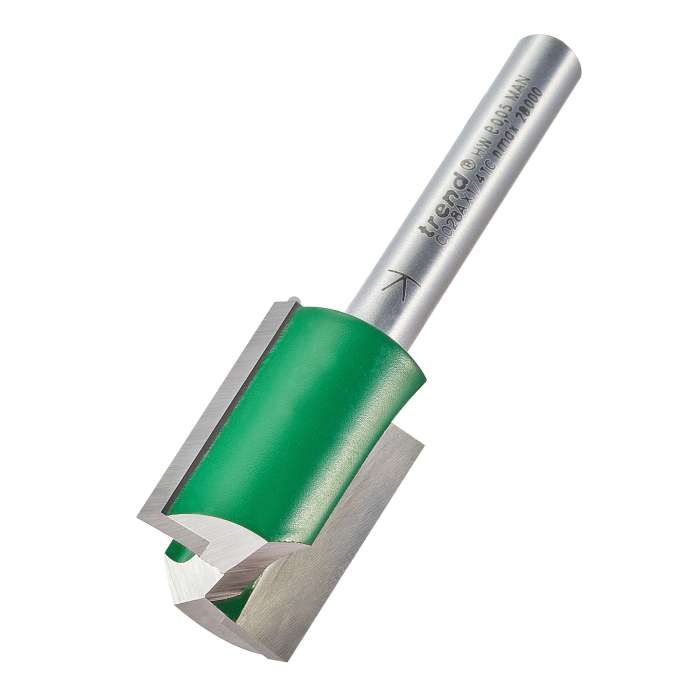 Trend 1/4&quot; Two Flute Cutter 18mm C028AX1/4TC