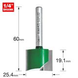 Trend 1/4" Two Flute Cutter 25.4mm C033X1/4TC