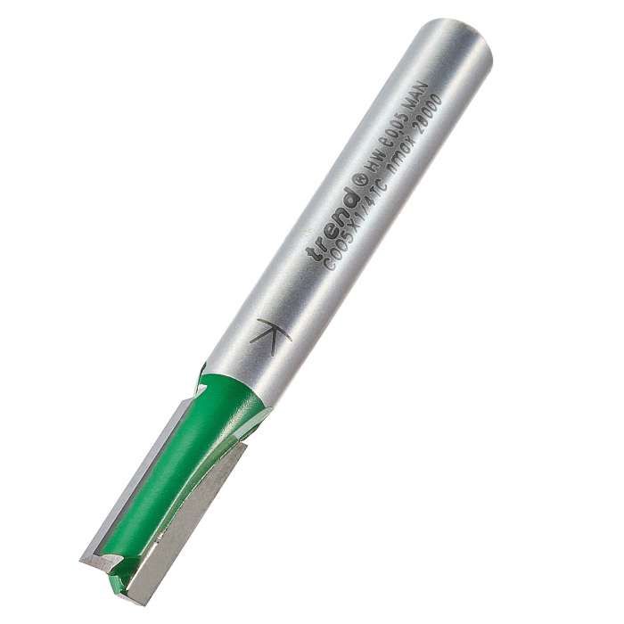 Trend 1/4&quot; Two Flute Cutter 6mm C005X1/4TC