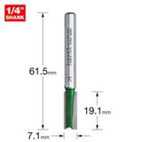 Trend 1/4" Two Flute Cutter 7.1mm C009X1/4TC