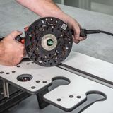 Trend 180mm Universal Plunge Router Sub-Base UNIBASE/180