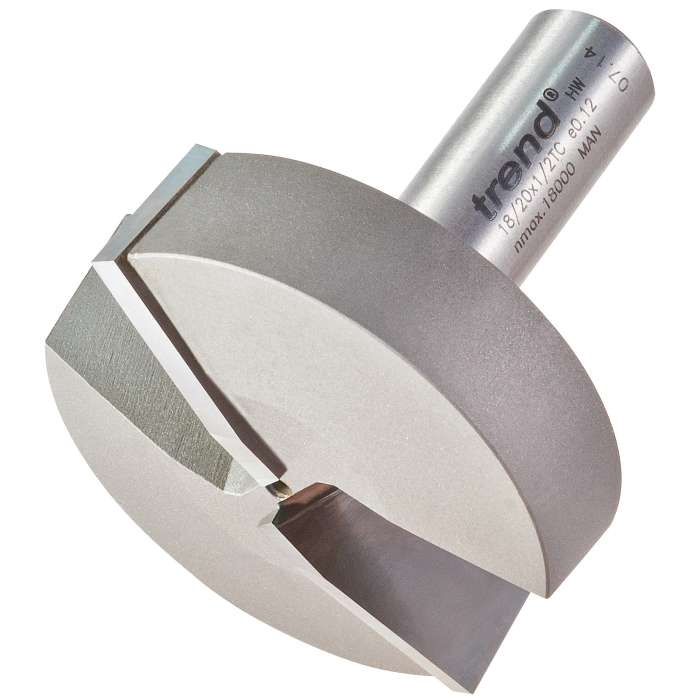 TREND 18/20X1/2TC PANEL BEVEL CUTTER 50MM DIAMETER