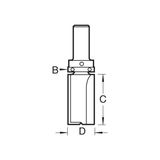 Trend 19mm Guided Profiler Cutter 46/09X1/2TC