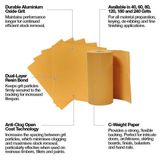 Trend 230 x 280mm 120 Grit Aluminium Oxide Sanding Sheets, 5 AB/S230/120A