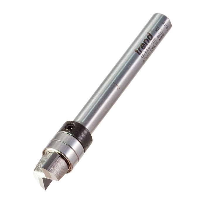 Trend 46/900X1/4TC - Guided profiler 9.5mm dia x 6mm cut