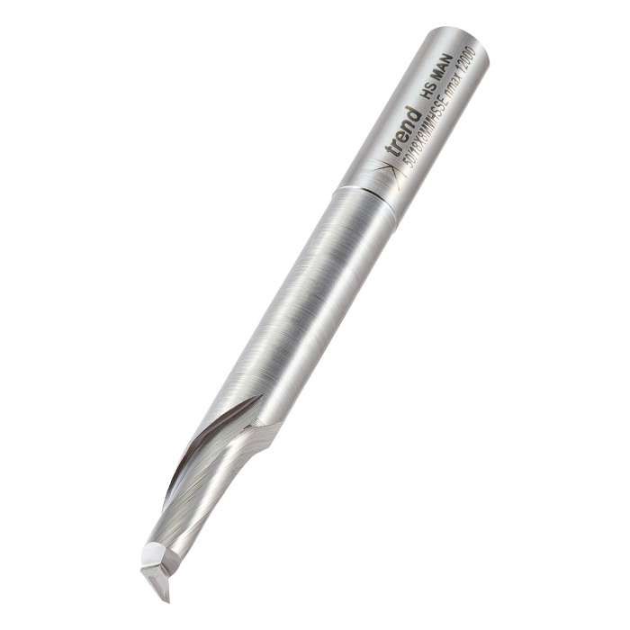 Trend 50/18X8MMHSSE - Helical plunge cutter 8mm diameter