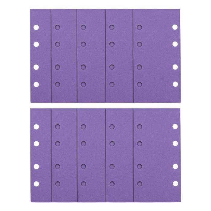 Trend Aluminium Oxide 1/3 Sheet Sanding Sheet 10pc 93mm x 185mm 180 grit AB/THD/180A