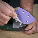 Trend Aluminium Oxide Delta Sanding Sheet 180 Grit 93mm 10pc AB/OSC/180A