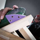 Trend Aluminium Oxide Delta Sanding Sheet 240 Grit 93mm 10pc AB/OSC/240A