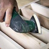 Trend Aluminium Oxide Delta Sanding Sheet 80 Grit 93mm 10pc AB/OSC/80A