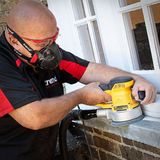 Trend Aluminium Oxide Random Orbital Sanding Disc 10pc 150mm 120 grit AB/150/120A