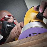 Trend Aluminium Oxide Random Orbital Sanding Disc 10pc 150mm 180 grit AB/150/180A