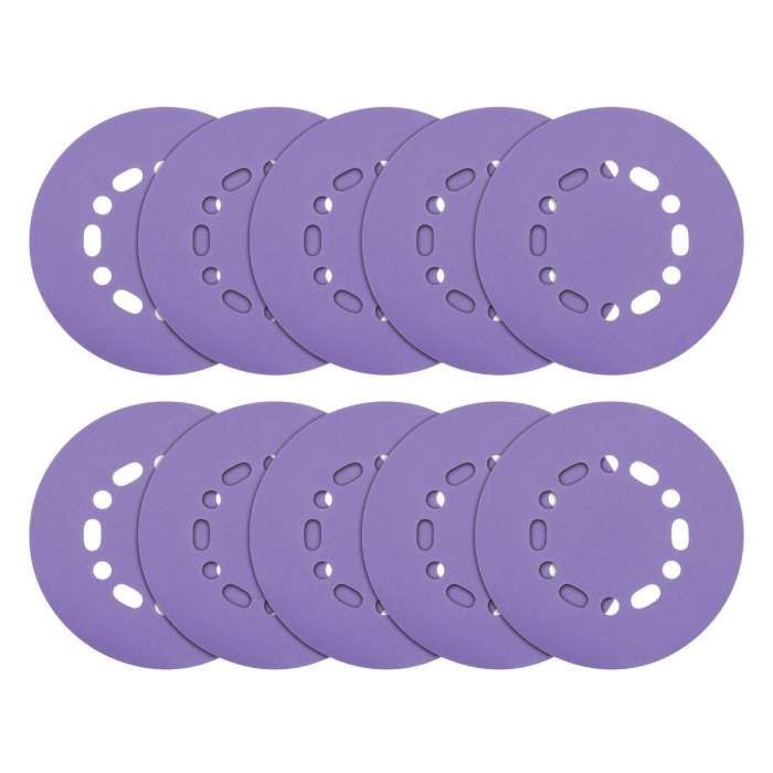 Trend Aluminium Oxide Random Orbital Sanding Disc 10pc 150mm 240 grit AB/150/240A