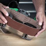 Trend Aluminium Oxide Sanding Belt 120 Grit 75mm x 533mm 3pc AB/B75A/120A