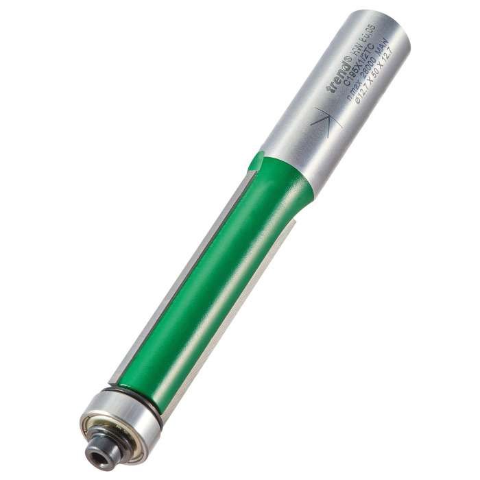 Trend Bearing guided trimmer 12.7mm diameter C195X1/2TC
