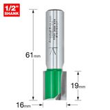 Trend C025AX1/2TC - Two Flute Cutter 16mm diameter
