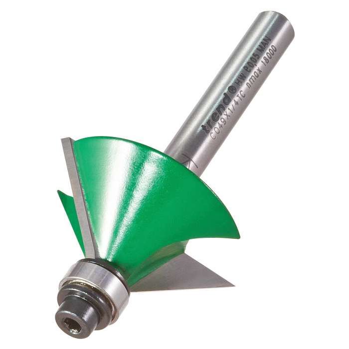 TREND C049X1/4TC SELF GUIDED CHAMFER ANGLE=45 DEG. X 12.7MM CUT