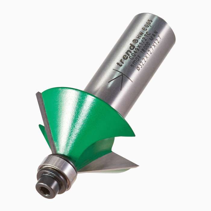 Trend  C049X1/2TC  1/2&quot; bearing guided chamfer SELF-GUIDED CHAMFER/BEVEL CUTTER