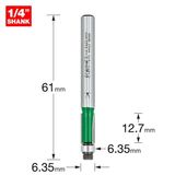 Trend Guided trimmer 6.35mm diameter x 12.7mm C167X1/4TC