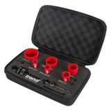 Trend HS/SET/6 - HSS Bi-Metal 8% Cobalt Holesaw 6pc Electrical Set