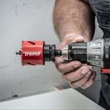 Trend HS/SET/7 - HSS Bi-Metal 8% Cobalt Holesaw 7pc Plumbing Set