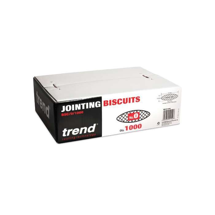 Trend Jointing No 0 Size Compressed Beech Biscuits 1000 of Pack BSC/0/1000