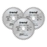 Trend Laminate / HPL Circular Saw Blade 165mm x 20mm x 48T, 3 Pack CSB/PT165/3PK