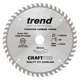 Trend Laminate/HPL Circular Saw Blade 165mm x 20mm x 48T CSB/PT16548