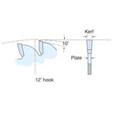 Trend PCD Fibre Cement Circular Saw Blade 216mm x 30mm x 6T PCD/FSB/2166