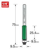 Trend Self guided trimmer 9.5mm diameter C115AX1/4TC