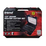 TREND SET/SS35X1/2TC 35PC 1/2IN ROUTER CUTTER STARTER SET