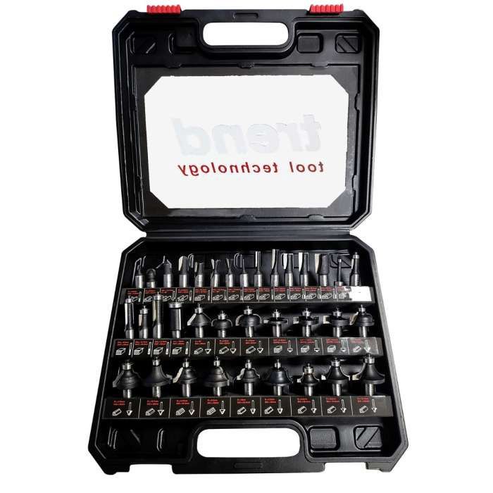 TREND SET/SS35X1/2TC 35PC 1/2IN ROUTER CUTTER STARTER SET