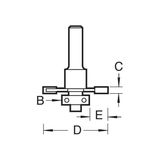 Trend Slotting 6.3mm cut C145X1/4TC