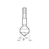 Trend Snappy De-Burring Tool 5mm to 13mm SNAP/CSK/2