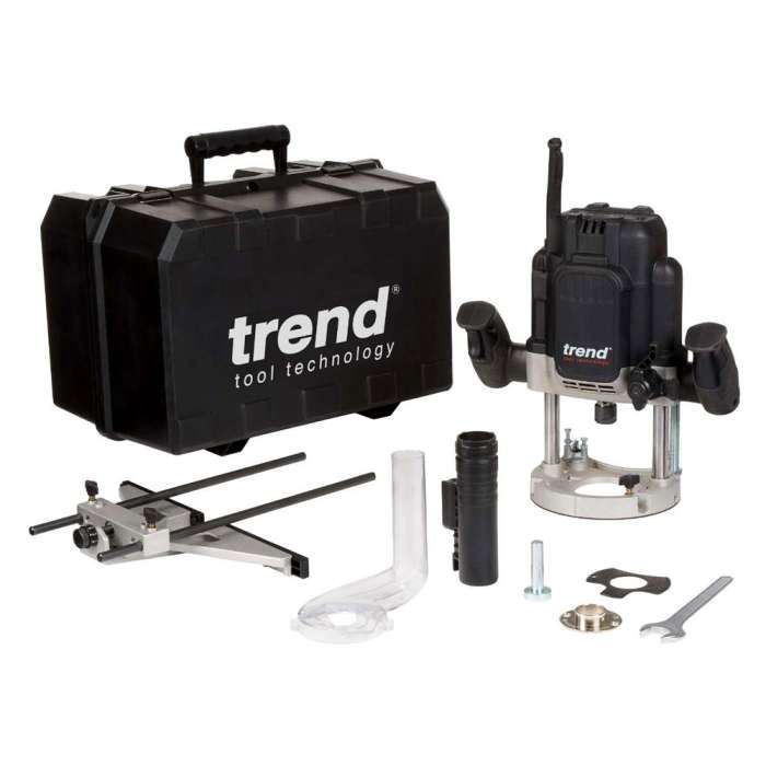 Trend T12ELK 1/2&quot; Variable Speed Plunge Router 2100W 110V