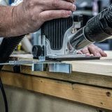 Trend T1EPS 1/4" Electric Trim & Plunge Router Kit 240V/710W