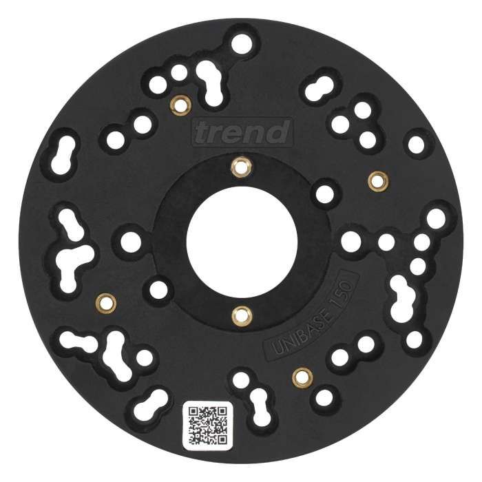 TREND UNIBASE/150 - 150mm Universal Plunge Router Sub-Base