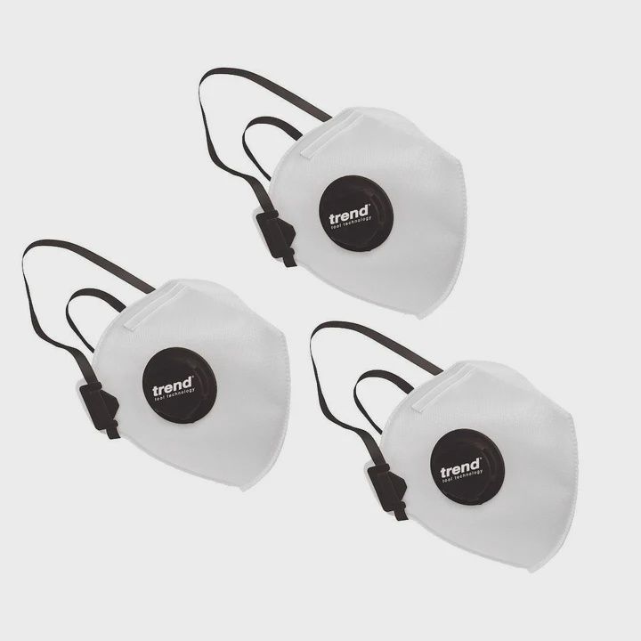 Trend Valved Respirator Mask Pack of 3 RPE/FFP2V/3