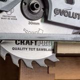 Trend Wood Circular Saw Blade 190mm x 30mm x 24/40/60T, 3 Pack CSB/190/3PK