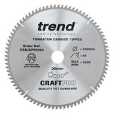 Trend Wood Circular Saw Blade 250mm x 30mm x 48/60/84T, 3 Pack CSB/250/3PK