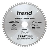 Trend Wood Mitre Saw Blade 216mm x 30mm x 24/48/60T, 3 Pack CSB/CC216/3PK