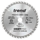 Trend Wood Cordless Circular Saw Blade 165mm x 20mm x 40T CSB/16540T